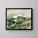 Land der Rinder - Nina Barr Wheeler — gerahmtes Bild an der Wand
