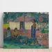 Reproduktion des Gemäldes No te aha oe riri (Warum bist du wütend) - Paul Gauguin