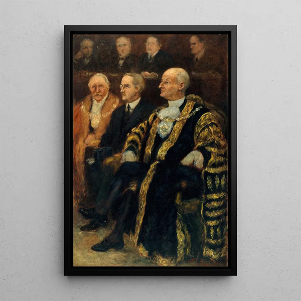 Nol Dorville - Sir George Broadbridge Rception officielle lHtel de Ville du maire de Londres le 18 juin 1937.webp