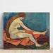 Reproduktion des Gemäldes Nacktes Sitzen Profil - Suzanne Valadon