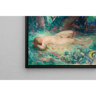 Nu au Petit Faune - Henri Lebasque | Reproduction Tableau Décoration murale affiche copie