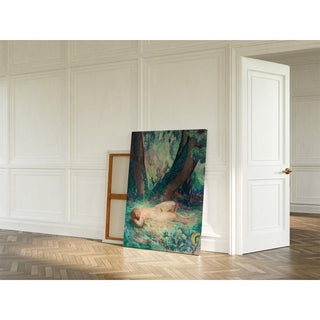 Nu au Petit Faune - Henri Lebasque | Reproduction Tableau Décoration murale affiche copie