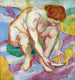 Nackt mit einer Katze - Franz Marc — Ansicht des Kunstwerks
