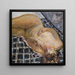 Nu disteso contro una coperta bianca e blu - Pierre Bonnard — quadro incorniciato alla parete