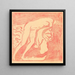 Nu femminile Mdchenakt - Ernst Ludwig Kirchner — quadro incorniciato alla parete