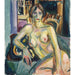 Reproduktion des Gemäldes Akt, Sitzend auf der Couch - Edvard Munch