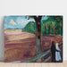 Riproduzione del dipinto Notte d'estate - Edvard Munch