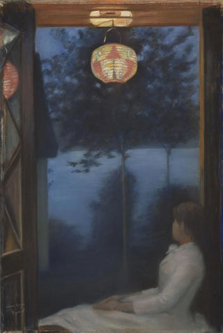 Oda Krohg - A Japanese Lantern.webp
