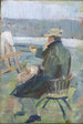 Christian Krohg an seinem Staffelei - Oda Krohg — Ansicht des Kunstwerks