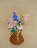 Blumenstrauß in einer braunen Tonvase - Odilon Redon — Ansicht des Kunstwerks