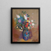 Blumenstrauß - Odilon Redon — gerahmtes Bild an der Wand