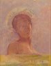 Augen geschlossen (Kasuskonflikt) - Odilon Redon — Ansicht des Kunstwerks