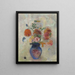 Großes Vase mit Blumen - Odilon Redon — gerahmtes Bild an der Wand