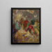 Il Cristo e i suoi discepoli - Odilon Redon — quadro incorniciato alla parete