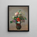 Peonia, geranio e lilla - Odilon Redon — quadro incorniciato alla parete