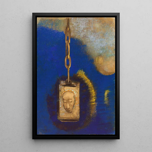 The Lighthouse - Odilon Redon — framed artwork on a wall