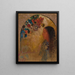 Die gotische Fenster - Odilon Redon — gerahmtes Bild an der Wand