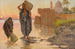 Ansicht von zwei Wasserträgern in der Nähe einer Moschee - Odoardo Toscani — Ansicht des Kunstwerks