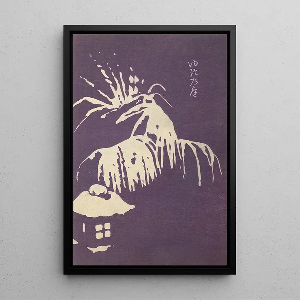 Sketchbook and manga Painting Pl42 - Ogino Issui — framed artwork on a wall