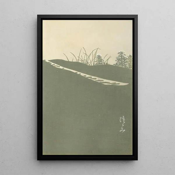 Sketchbook and manga Painting Pl50 - Ogino Issui — framed artwork on a wall