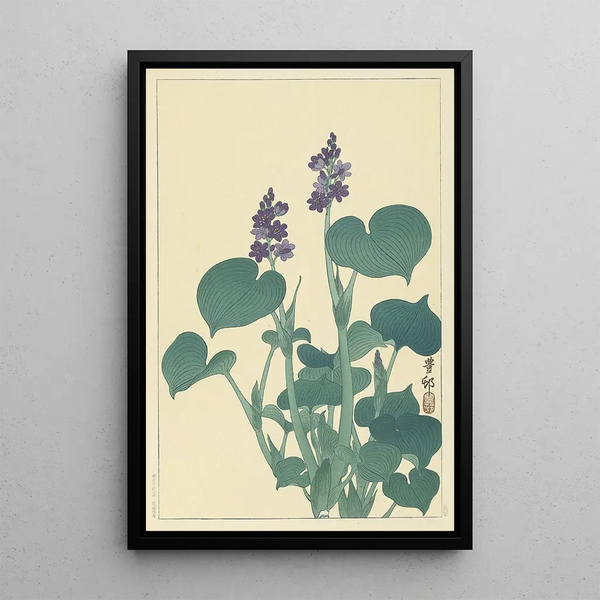 Ohara Koson - Flowering hosta.webp