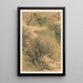 Summer Retirement Painting - Okada Hankō — framed artwork on a wall