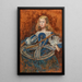 Ritratto dell'Infanta Margarita da Diego Velázquez - Olga Boznańska — quadro incorniciato alla parete