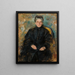 Ritratto di Jadwiga Sapieżyna e Sanguszko - Olga Boznańska — quadro incorniciato alla parete