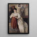 Portrait de Zofia Federowicz - Olga Boznańska — gerahmtes Bild an der Wand