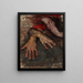 Study of two pairs of hands - Olga Boznańska — framed artwork on a wall