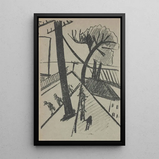 Olga Vladimirovna Rozanova - Untitled Futurist City Scene from Poetry of Mayakovsky.webp