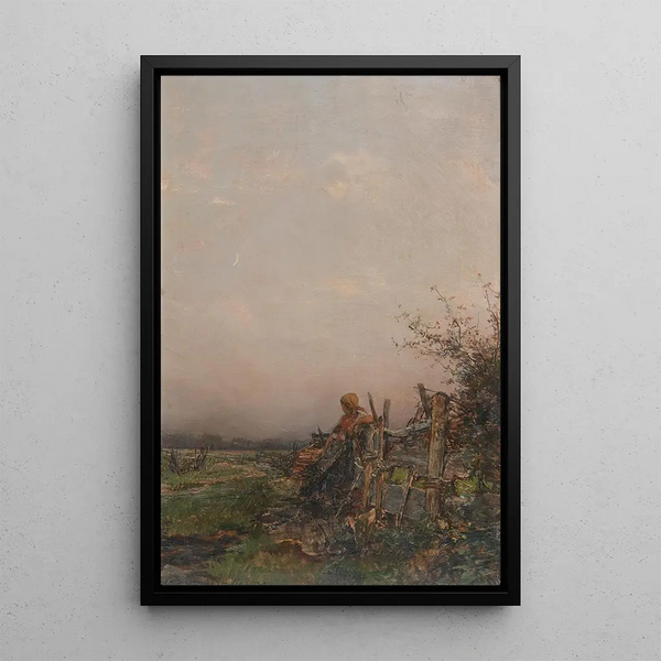 Twilight - Olga Wisinger-Florian — framed artwork on a wall