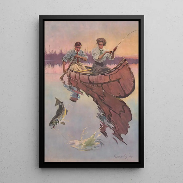 Saut pour la vie - Oliver Kemp — framed artwork on a wall