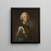 Gustav Henrik Mannerheim 1695-1777 - Olof Arenius — gerahmtes Bild an der Wand