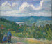 Vista di Kristianiadalen - Oluf Wold-Torne — vista dell’opera