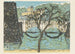 Nijubashi Painting - Onchi Kōshirō — artwork view