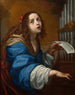 Saint Cecilia playing the organ - Onorio Marinari — artwork view