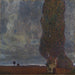 Tempesta in arrivo Il Grande Pioppo II - Gustav Klimt — ambientato in un interno