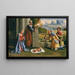 L'Adorazione dei pastori - Ortolano — quadro incorniciato alla parete
