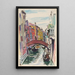 Canal Venezia - Oscar Bluemner — quadro incorniciato alla parete