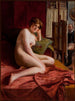 Pendant la pose - Oscar Pereira da Silva — vista dell’opera