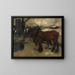 al porto - Oscar Verpoorten — quadro incorniciato alla parete