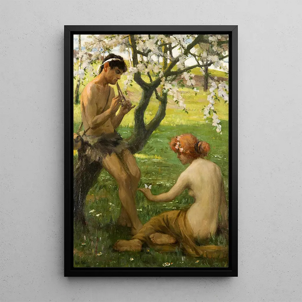 Spring - Oskar Heller — framed artwork on a wall
