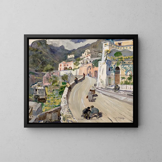 Oskar Laske - Ansicht von Positano.webp