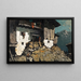 Ferme de montagne - Oskar Mulley — gerahmtes Bild an der Wand