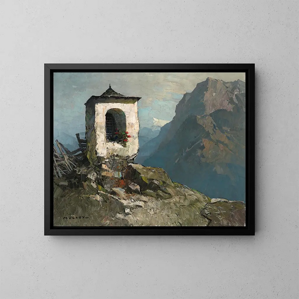 Oratorischer Weg - Oskar Mulley — gerahmtes Bild an der Wand