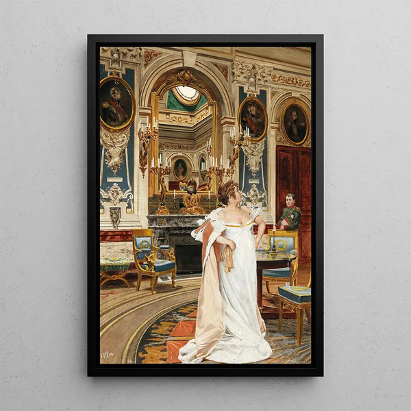 Napoléon and Joséphine - Oskar Rex — framed artwork on a wall