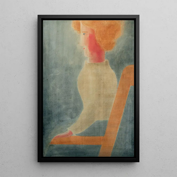 Oskar Schlemmer - Sitzende nach links.webp