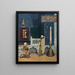 Anweisung koranisch - Osman Hamdi Bey — gerahmtes Bild an der Wand
