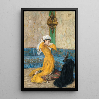 Osman Hamdi Bey - Ottoman Lady preparing for an outing.webp